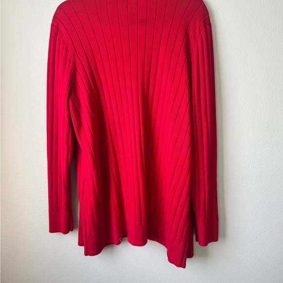 Lane Bryant Bold Red Cardigan - Picture 4 of 6